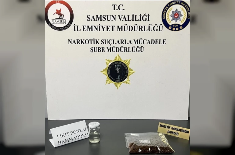 Samsun’da 4 ilçede narkotik operasyonu: 8 kişi yakalandı 