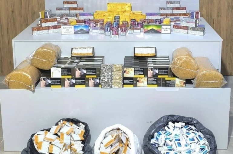 Samsun’da binlerce makaron ve kaçak ürün ele geçirildi 