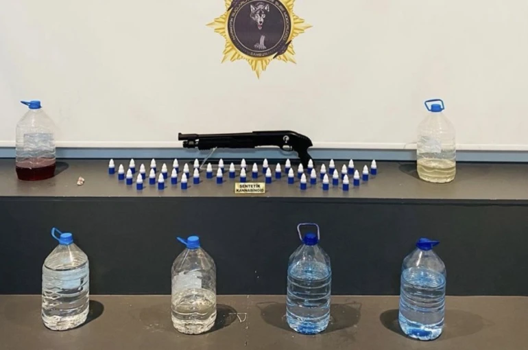 Samsun’da likit uyuşturucu ve hap ele geçirildi 