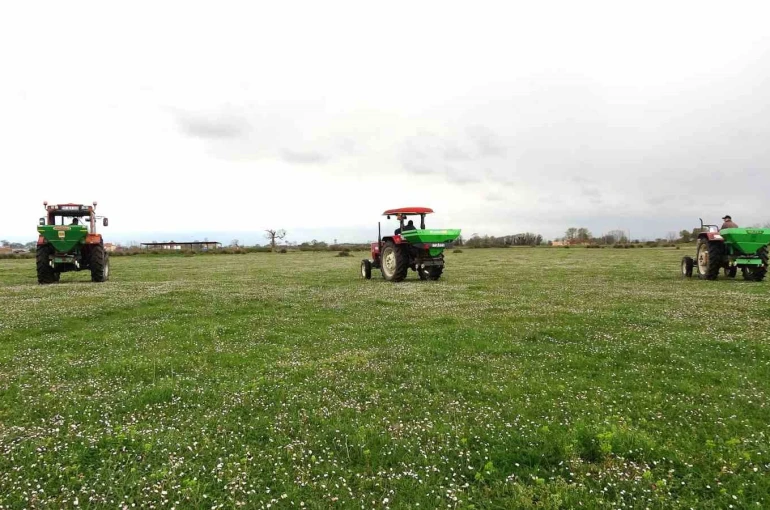 Samsun’da meralarda ıslah çalışmaları sürüyor 