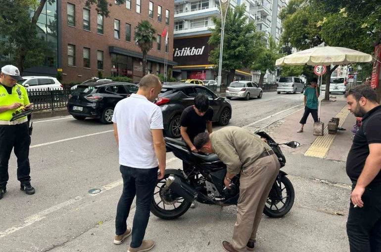 Samsun’da motosiklet SUV araca çarptı: 1 yaralı 