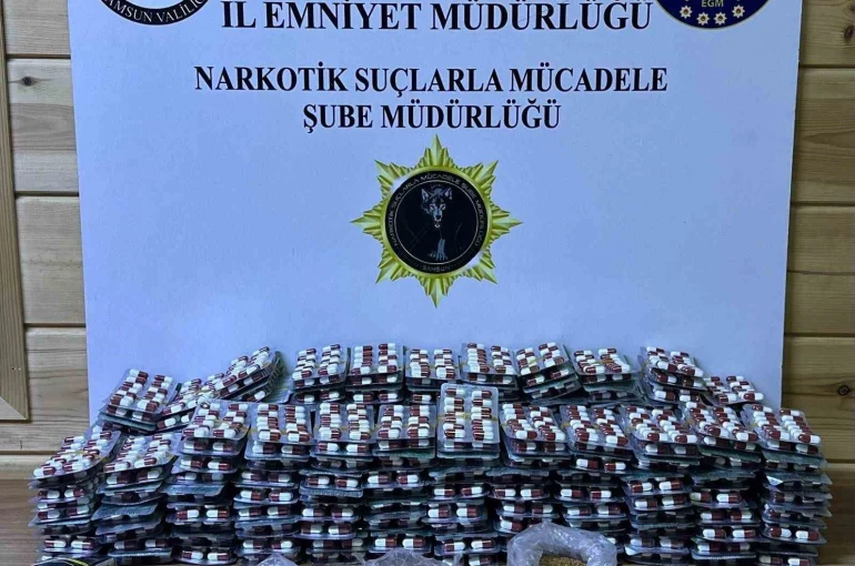 Samsun’da uyuşturucu operasyonu: 3 gözaltı 