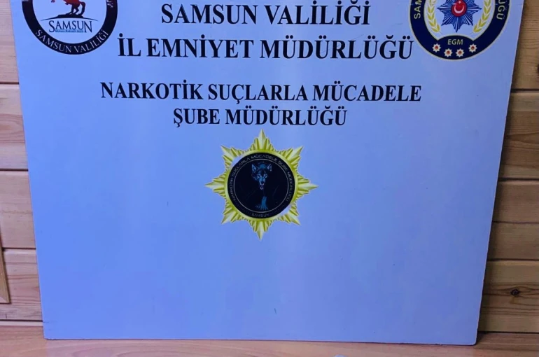 Samsun’da uyuşturucuya 2 tutuklama