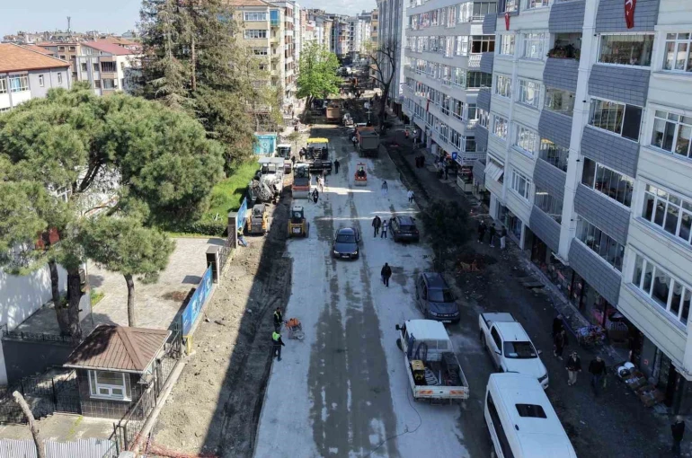 Samsun’da yol ve kaldırımlar yenileniyor 