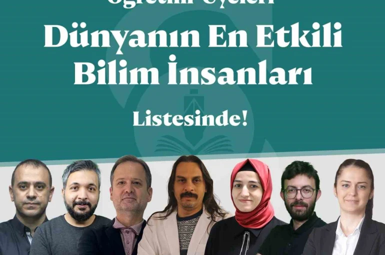 Samsun’dan 7 akademisyen "Dünyanın En Etkili Bilim İnsanları" listesinde 