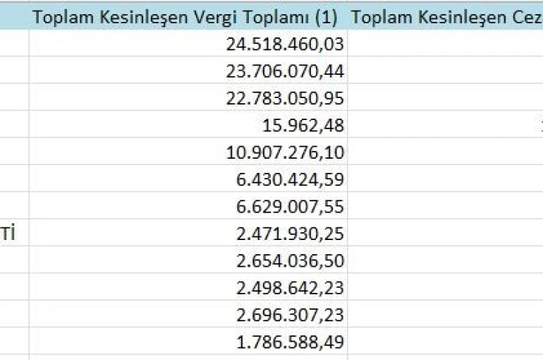 Samsun’un ’vergi yüzsüzleri’ açıklandı 