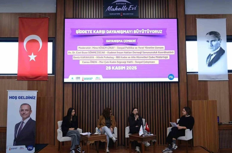 Sancaktepe Belediyesi’nden kadına yönelik şiddete karşı farkındalık etkinliği 