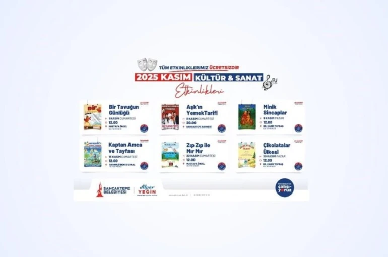 Sancaktepe’de kasım ayı kültür ve sanatla dolu dolu geçecek