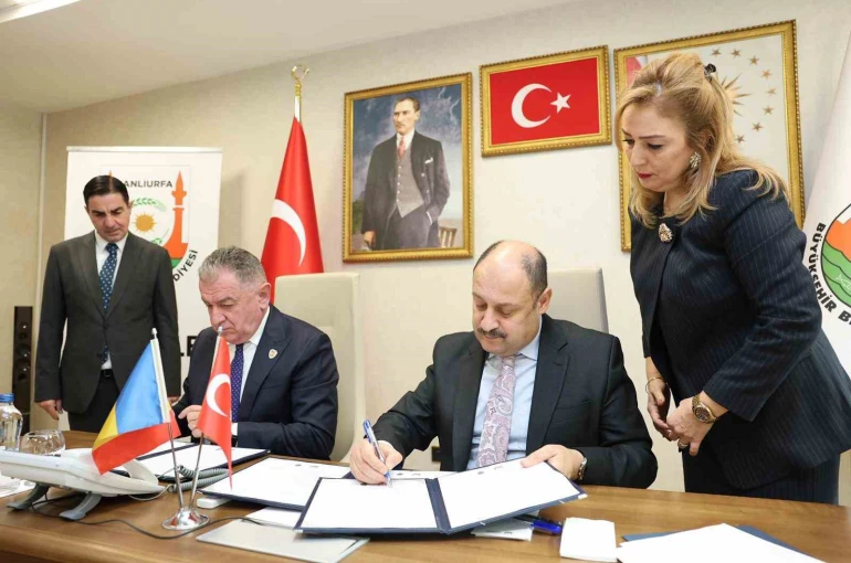 Şanlıurfa ile Romanya’nın Piteti kenti kardeş şehir oldu 