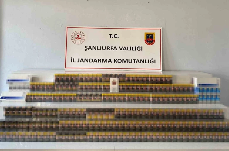 Şanlıurfa’da 11 bin paket kaçak sigara ele geçirildi