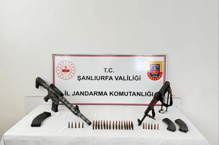 Şanlıurfa’da 13 ruhsatsız silah ile mühimmat ele geçirildi 