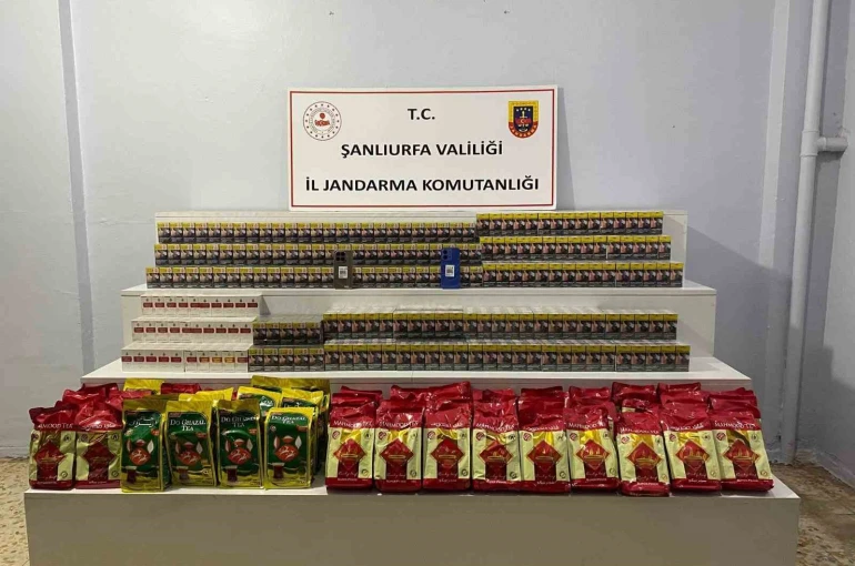 Şanlıurfa’da 9 bin 170 paket gümrük kaçağı sigara ele geçirildi