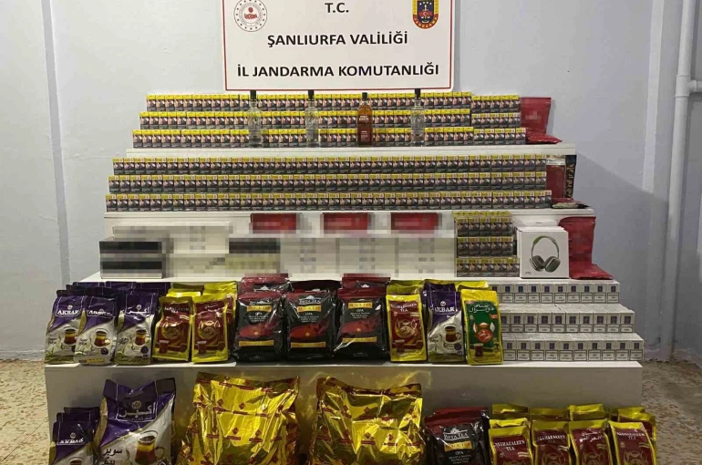 Şanlıurfa’da 9 bin 440 paket gümrük kaçağı sigara ele geçirildi 