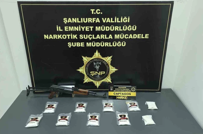 Şanlıurfa’da 9 bin adet uyuşturucu hap ele geçirildi: 1 gözaltı
