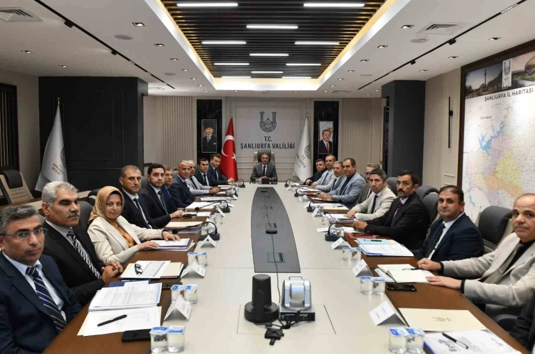 Şanlıurfa’da eğitimin genel durumu ele alındı 