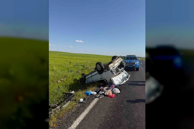 Şanlıurfa’da otomobil takla attı: 5 yaralı 
