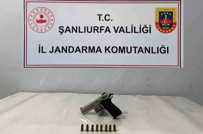 Şanlıurfa’da ruhsatsız silah ele geçirildi 
