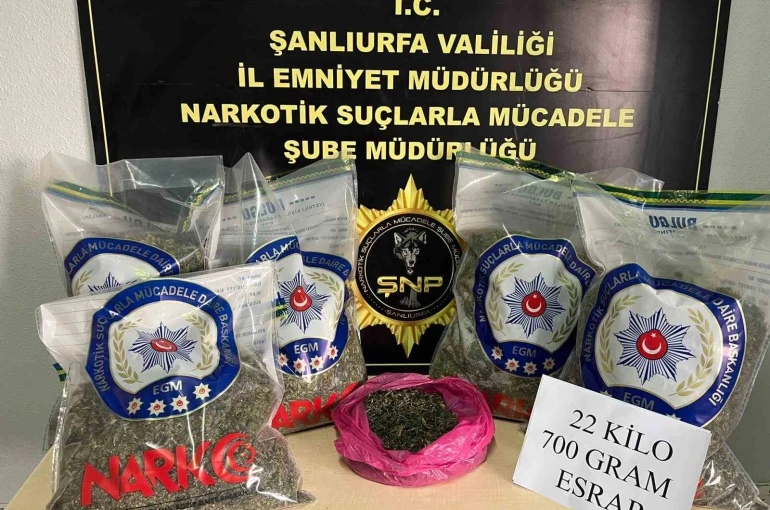 Şanlıurfa’da uyuşturucu operasyonu: 2 gözaltı