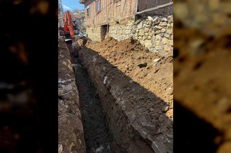 Saraycık köyünde altyapı yenilendi 