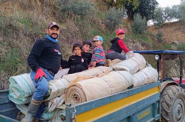 Sarıgöl’de örtü toplama işlerinde yoğunluk 