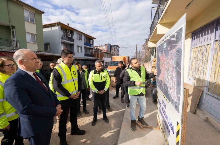 Sarnıç’ta içme suyu yatırımı hızla ilerliyor