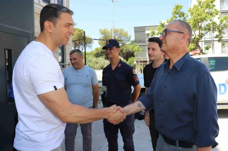 Saruhanlı Kaymakamı Murat Acar gözyaşları ve dualarla uğurlandı 