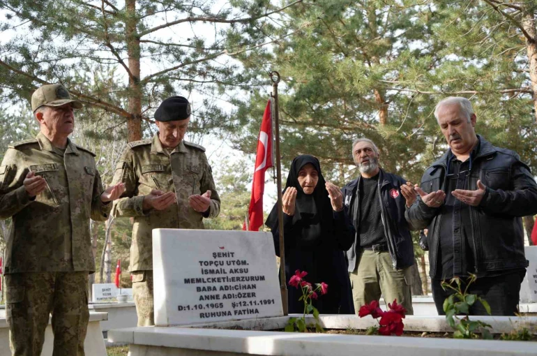 Şehidin silah arkadaşlarının 34 yıllık örnek vefası 