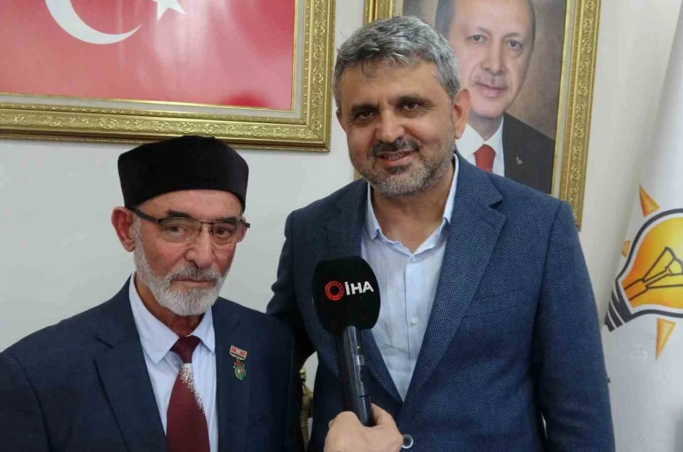 Şehit babasının Cumhurbaşkanı Erdoğan’a şiir okuma hayali gerçek oldu