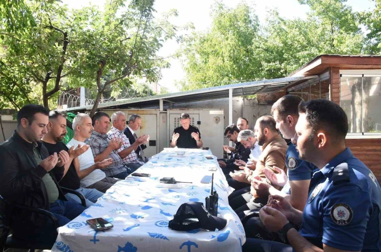 Şehit polis isminin verildiği karakolda dualarla yad edildi 
