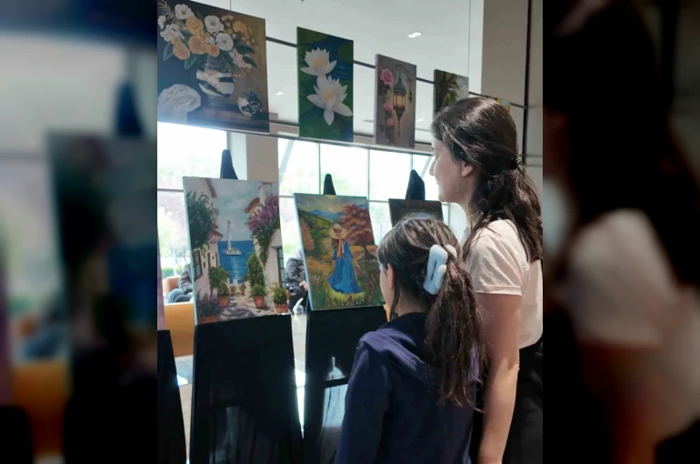 Şehitkamilli hanımların eserleri görücüye çıktı 