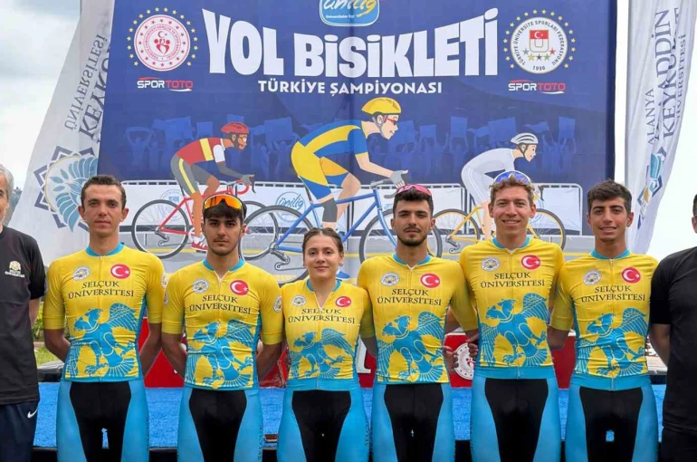 Selçuk Üniversitesi, yol bisikletinde Türkiye Şampiyonu oldu 