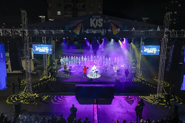 Selçuklu’da binlerce genç kış etkinliğinde buluştu