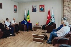 Senagal Cumhuriyeti Büyükelçisi’den SANKON’a ziyaret 