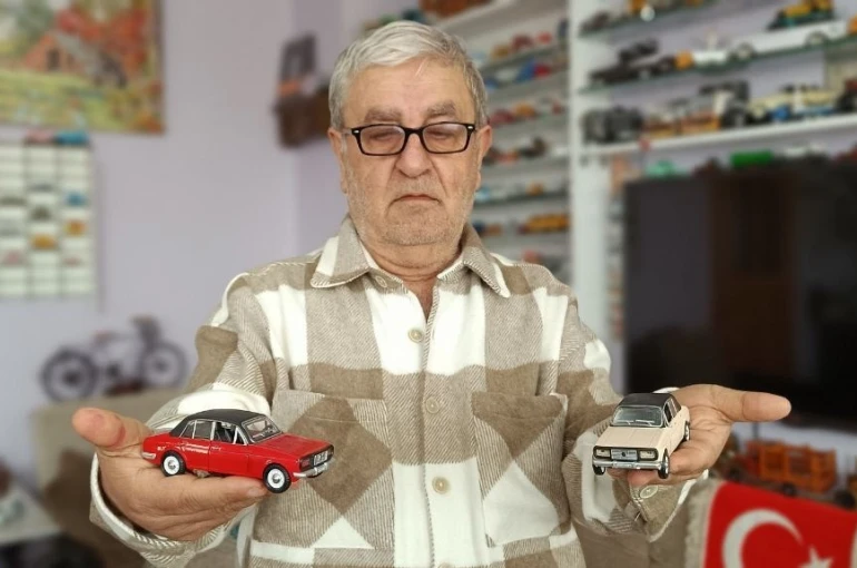 Sigarayı bıraktı, 500 maket araç koleksiyonu oluşturdu 