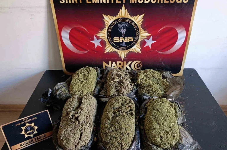 Siirt’te 3 kilo esrar ele geçirildi 
