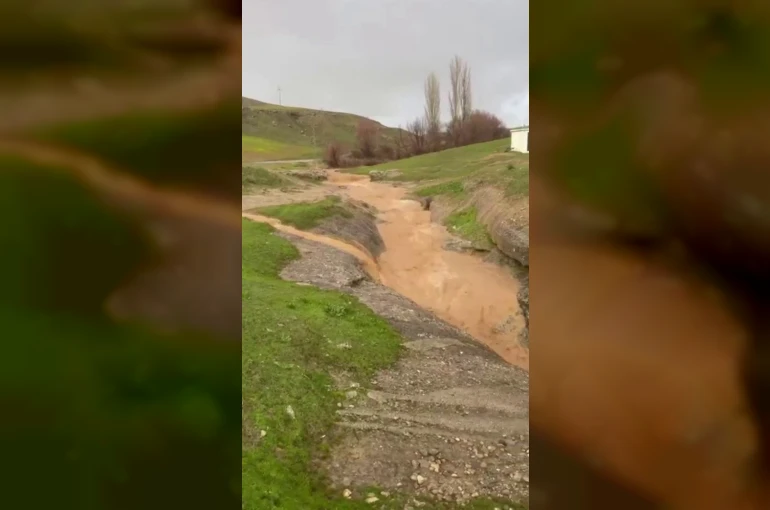 Siirt’te dolu yağışı etkili oldu, bahçeler zarar gördü