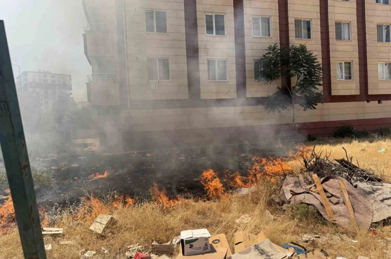 Siirt’te korkutan yangın 