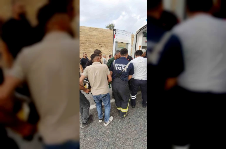 Siirt’te otomobil takla attı: 1’i ağır 3 yaralı 