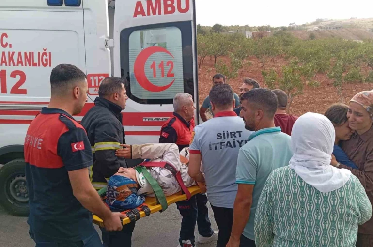 Siirt’te trafik kazası: 3 yaralı 