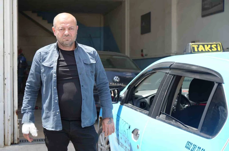 Silahlı saldırganı etkisiz hale getiren cesur taksici o anları anlattı 