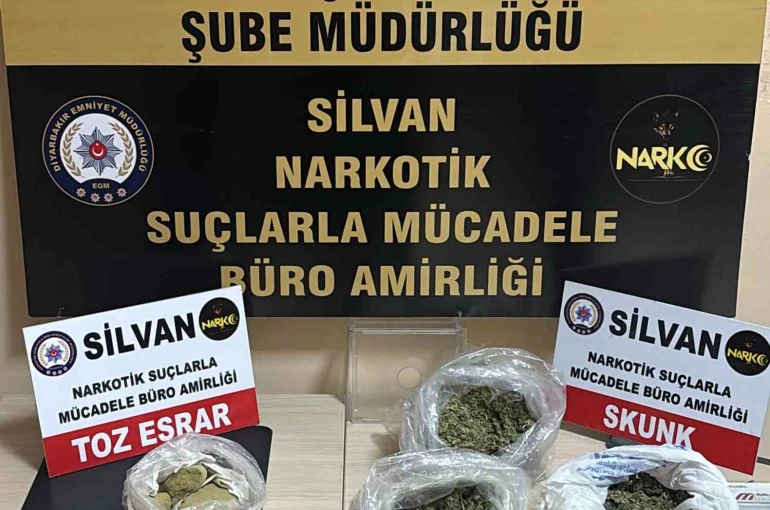 Silvan’da uyuşturucu tacirlerine şafak operasyonu: 1 tutuklama 