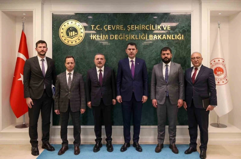 Sincan Belediye Başkanı Ercan, Bakan Kurum ile görüşme gerçekleştirdi 