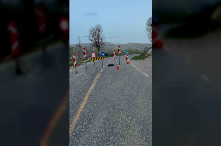 Sincik-Kahta Karayolu ulaşıma kapatıldı 