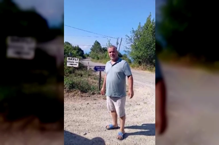 Sinop’ta 27 yıldır yapılmayan şehitlik yolu için yetkililere çağrı
