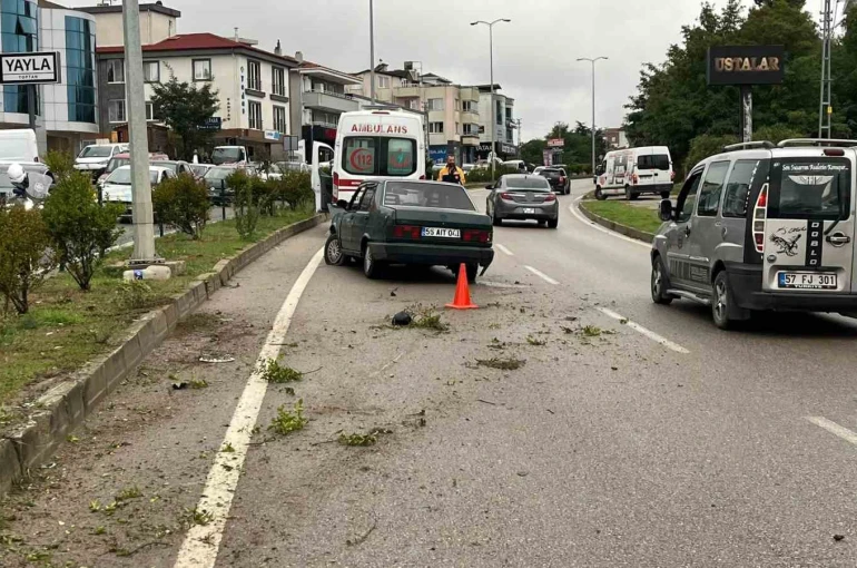 Sinop’ta 6 aracın karıştığı zincirleme kaza: 1 yaralı