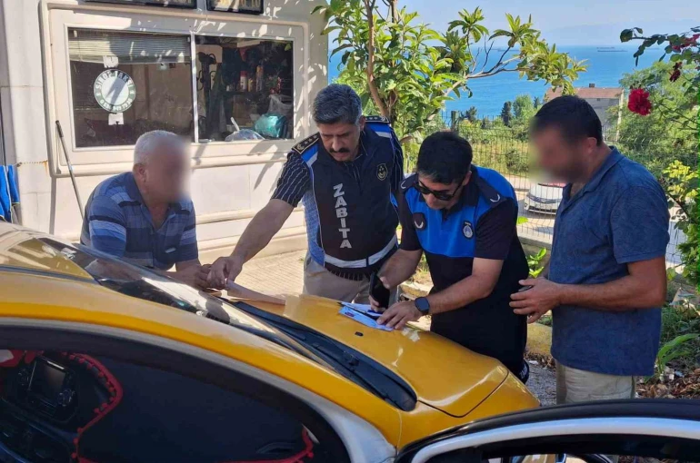 Sinop’ta ticari taksiler denetlendi