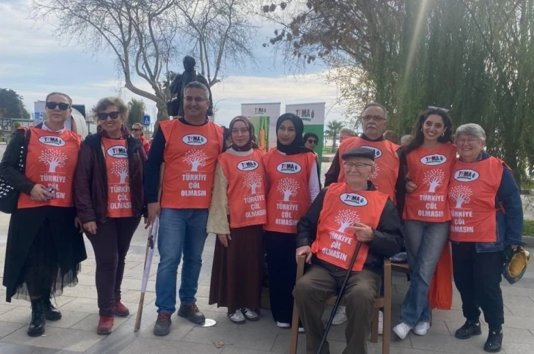 Sinop’ta toprağa saygı yürüyüşü 