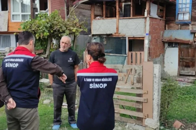 Sinop’ta üreticinin sorunlarına yerinde tespit 