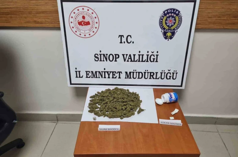 Sinop’ta uyuşturucu operasyonu: 2 gözaltı 