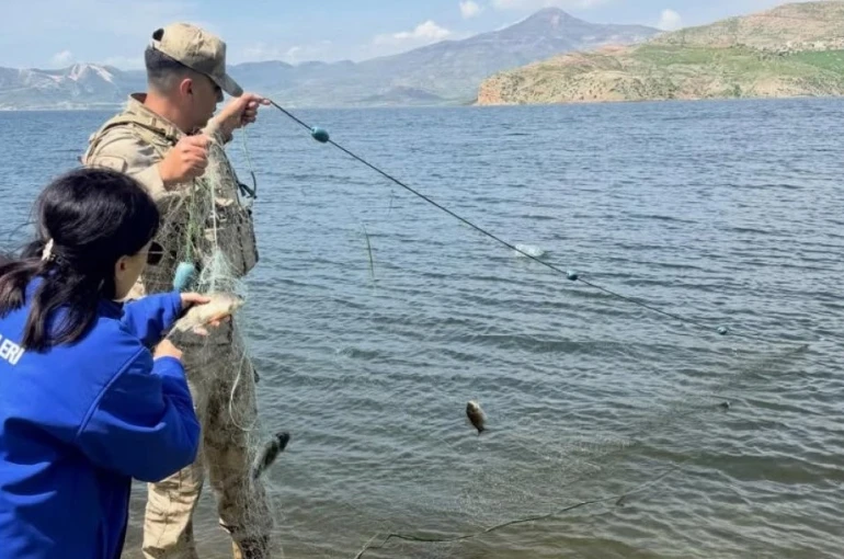 Şırnak’ta yasak dönemde yakalanan balıklar doğaya kazandırıldı 